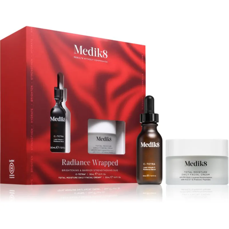Medik8 Radiance Wrapped σετ δώρου για λαμπρότητα και ενυδάτωση