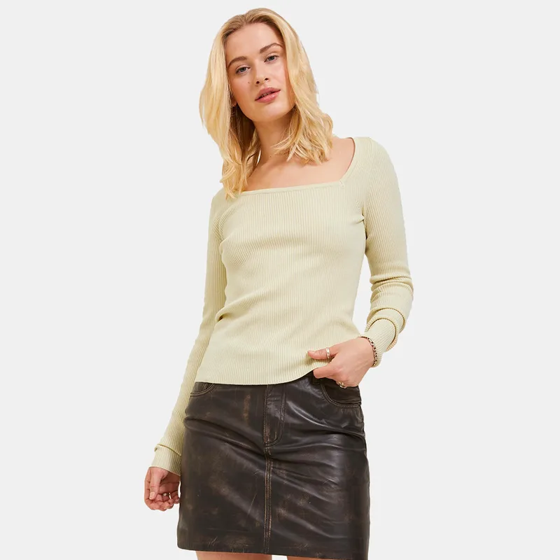 JJXX Jxjuniper Asymmetric Γυναικεία Μπλούζα με Μακρύ Μανίκι (9000156370_15449)
