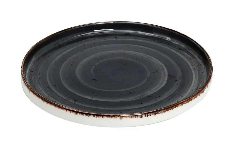 Πιάτο Φαγητού Ρηχό Πορσελάνης Terra Grey ESPIEL 30x2εκ. TLG130K6 (Σετ 6 Τεμάχια) (Υλικό: Πορσελάνη, Χρώμα: Γκρι, Μέγεθος: Μεμονωμένο) - ESPIEL - TLG130K6