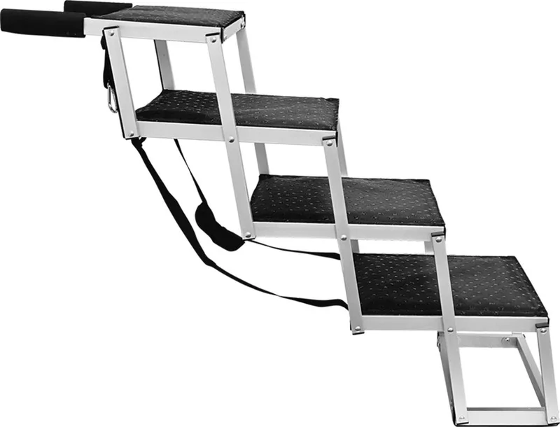 ΒΟΗΘΗΤΙΚΗ ΣΚΑΛΑ NOBBY FOLDABLE ALUMINIM STEP 4 ΣΚΑΛΟΠΑΤΙΑ (84-105X43CM )