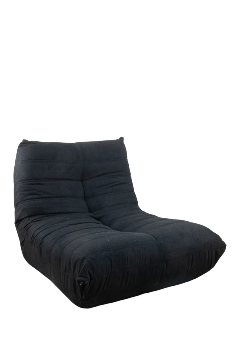 Πολυθρόνα Υφασμάτινη Μαύρη Lazy 88x108x86εκ. Zen Collection 24.34.50233 (Χρώμα: Μαύρο) - ZEN COLLECTION - 24.34.50233