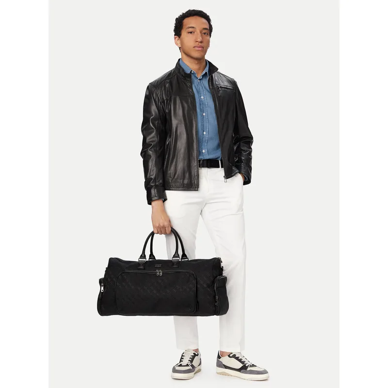 Τσάντα Σαββατοκύριακου Guess TMBOST P6235 Μαύρο