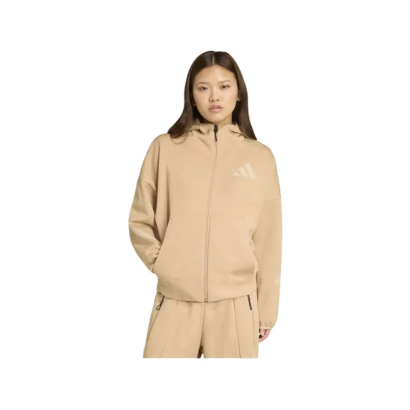 T-shirt με κουκούλα adidas Sweatshirt Z.n.e Full Zip Sweatshirt beige