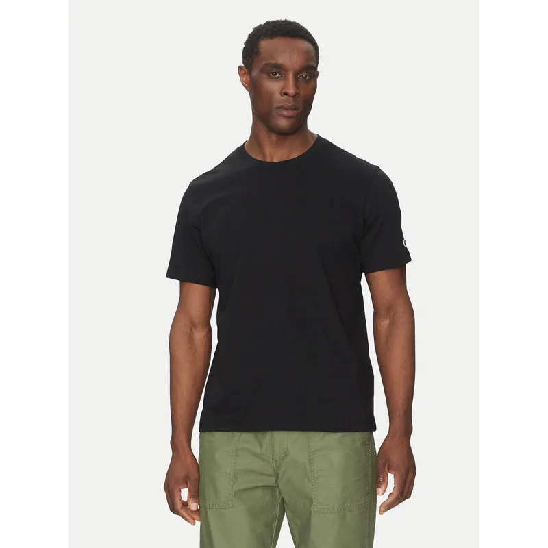 Champion T-Shirt 220761 Μαύρο Loose Fit