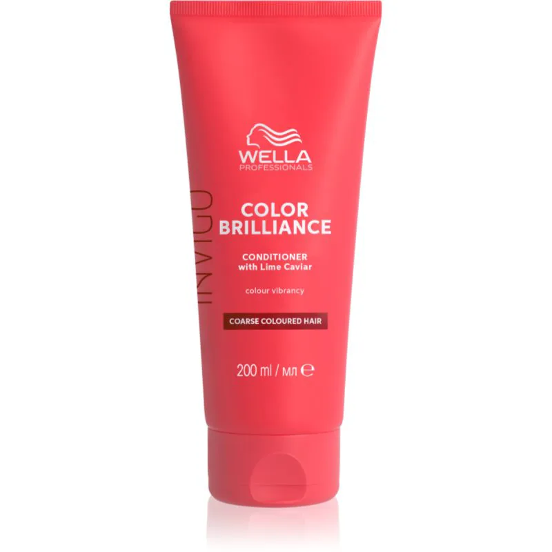 Wella Professionals Invigo Color Brilliance κοντίσιονερ για πυκνά, χοντροειδή ή σγουρά μαλλιά για βαμμένα μαλλιά 200 ml