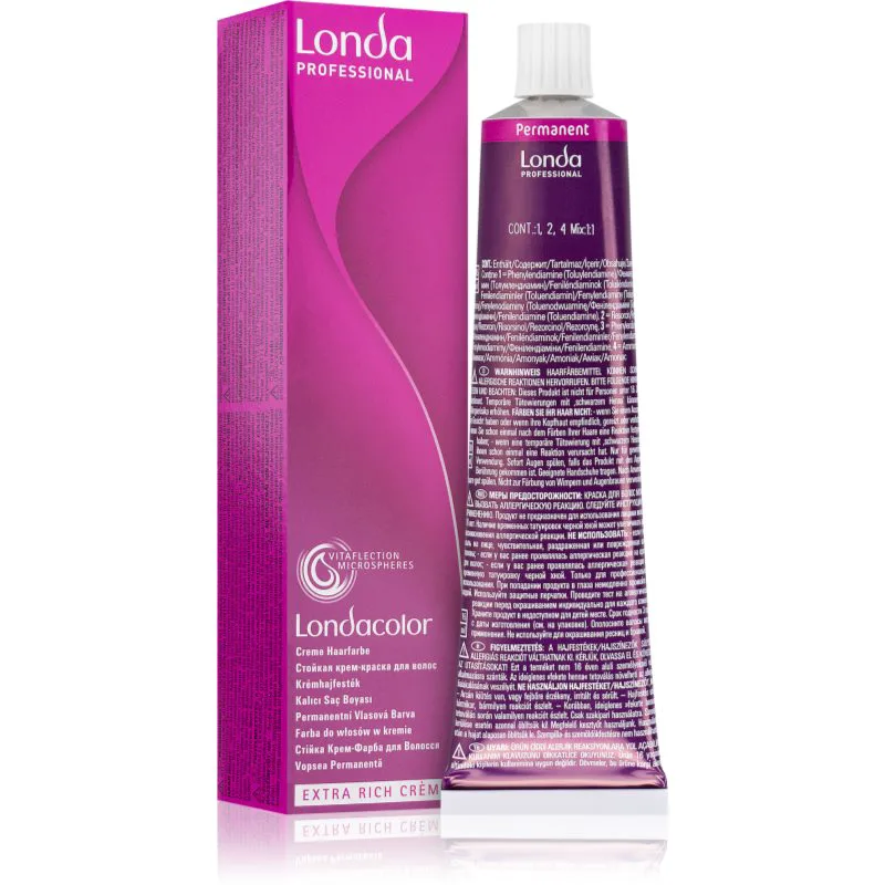 Londa Professional Permanent Color Extra Rich μόνιμη βαφή μαλλιών απόχρωση 0/43 60 ml