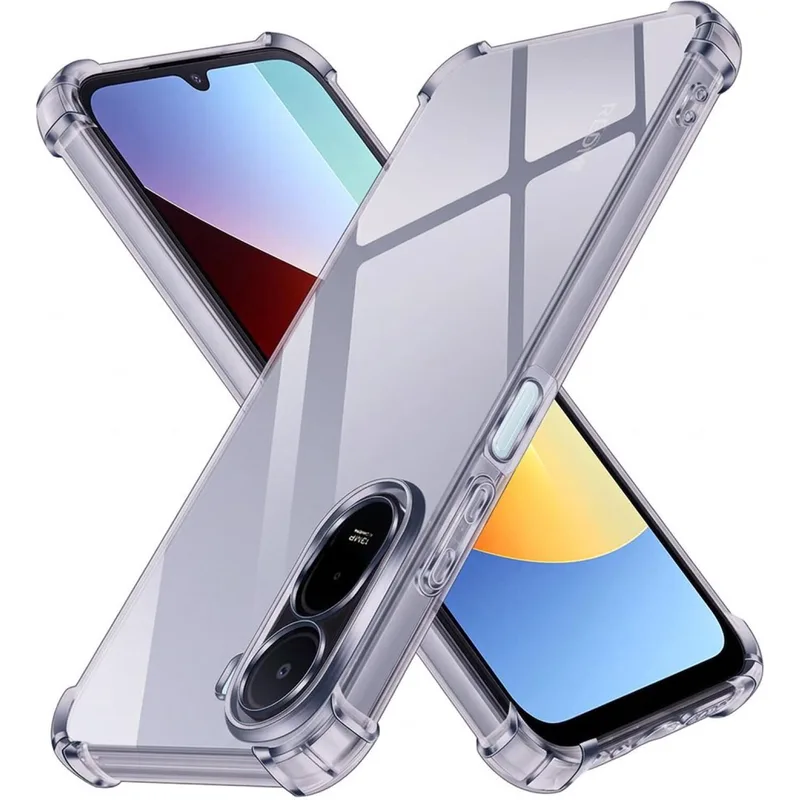 Θήκη Xiaomi Redmi A7 Pro 4G Techsuit Shockproof Clear Silicone Σιλικόνης - Smoke Black (5949419368804)