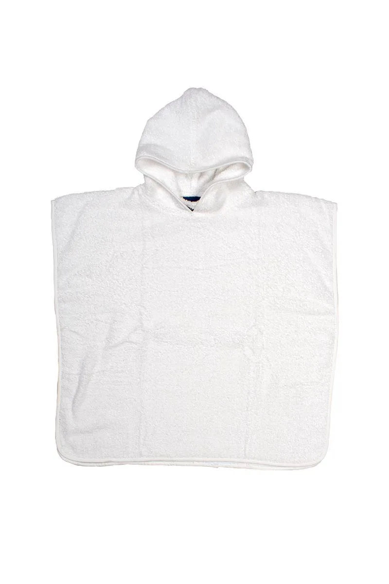 Πόντσο Κολυμβητηρίου kids 60X120 Λευκό 100% Cotton