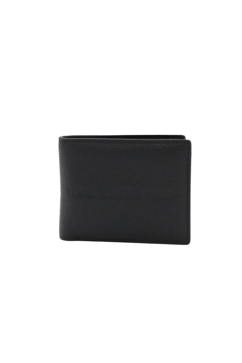 KARL LAGERFELD ΠΟΡΤΟΦΟΛΙ K/ESSENTIAL BIFOLD WALLET ΜΑΥΡΟ