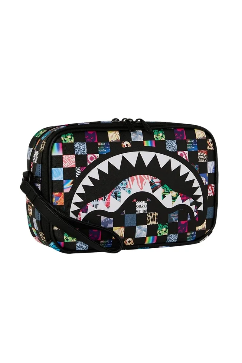SPRAYGROUND Τσάντες CRAZY CHECK TOILETRY BRICK - MULTI-B9441-MULTI