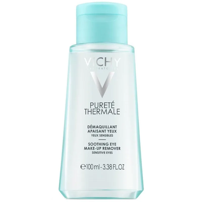 Vichy Purete Thermale Soothing Eye Make-Up Remover Ντεμακιγιάζ Ματιών για Ευαίσθητα Μάτια 100ml