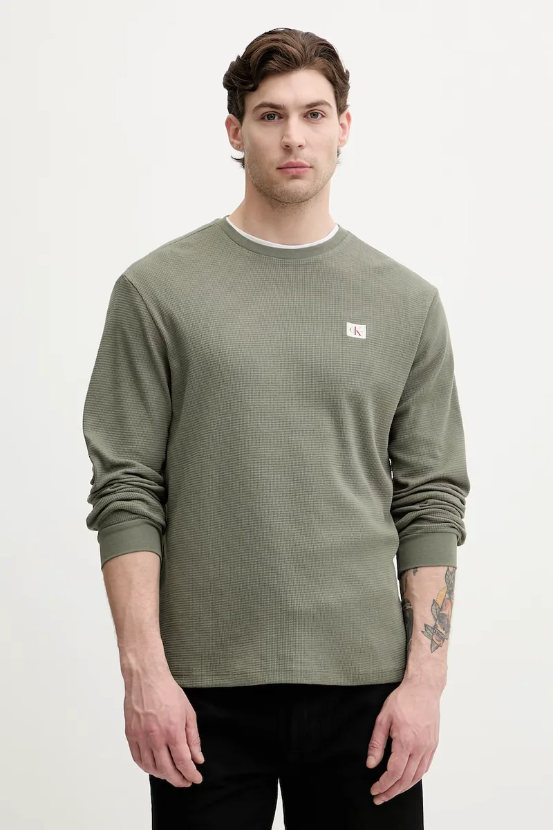Calvin Klein Jeans μακρυμάνικο ανδρικό βαμβακερό