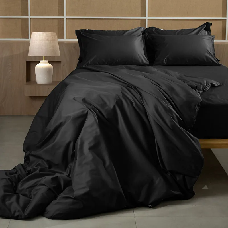 Παπλωματοθήκη Μεμονωμένη Υπέρδιπλη 220X240 Sunshine Omnia Black (220x240)