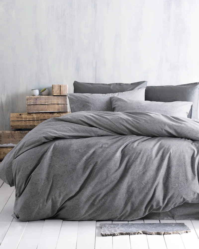 Σετ σεντόνια μονά (160Χ260) CHARISMA GREY, RYTHMOS HOME