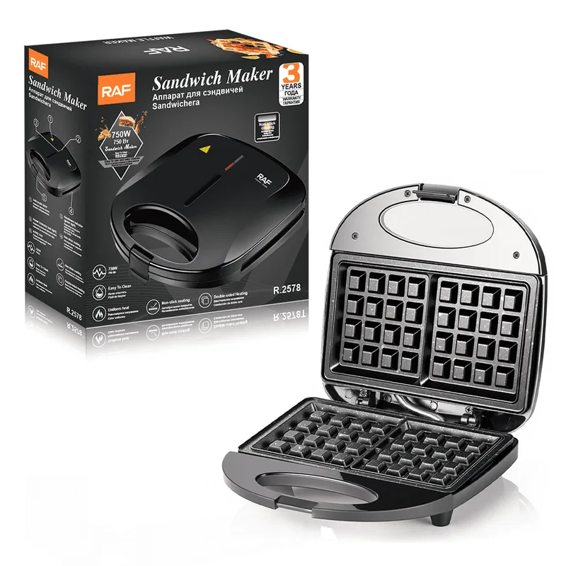 R.2578H Raf Waffle Maker - Βαφλιέρα 750W