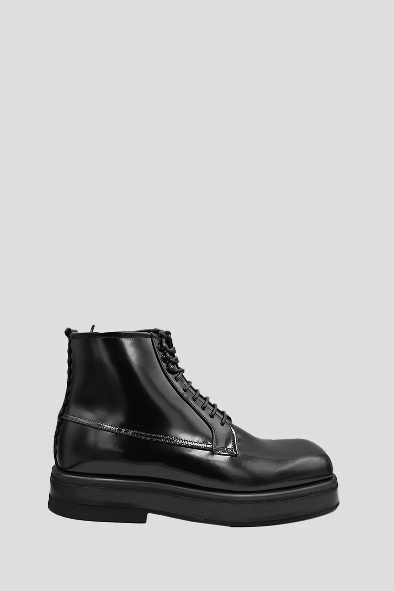 ANTIPODE Ανδρικό Μαύρο Richard 296 Leather Boots In Black