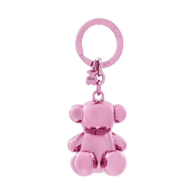 Μπρελόκ TOUS LLAVERO METAL BOLD BEAR 2002040613 Ροζ