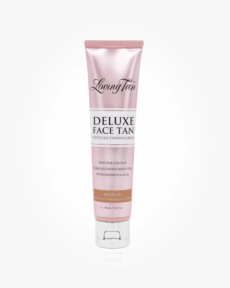 Deluxe Face Tan Tinted Self-Tanning Cream Medium 50ml