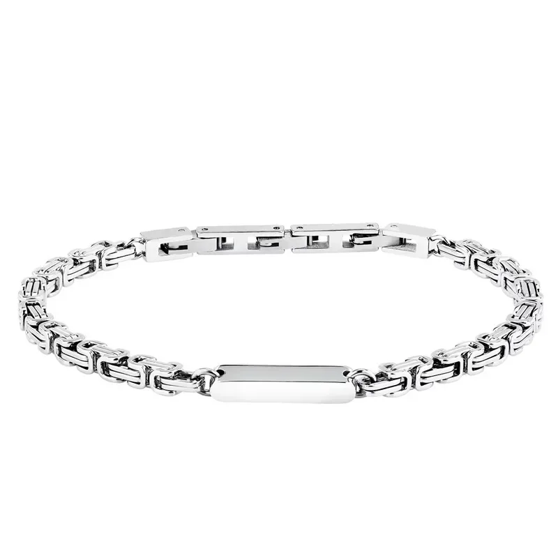 Ανδρικό βραχιόλι Trussardi Silver Stainless Steel TJAXV56 TJAXV56 Ατσάλι