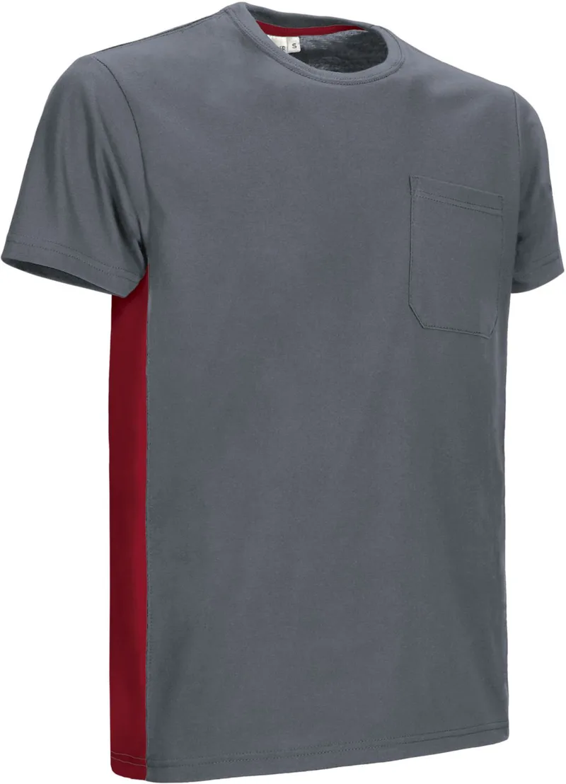 T-Shirt THUNDER Valento CAVATHUGR Cement Grey-Lotto Red