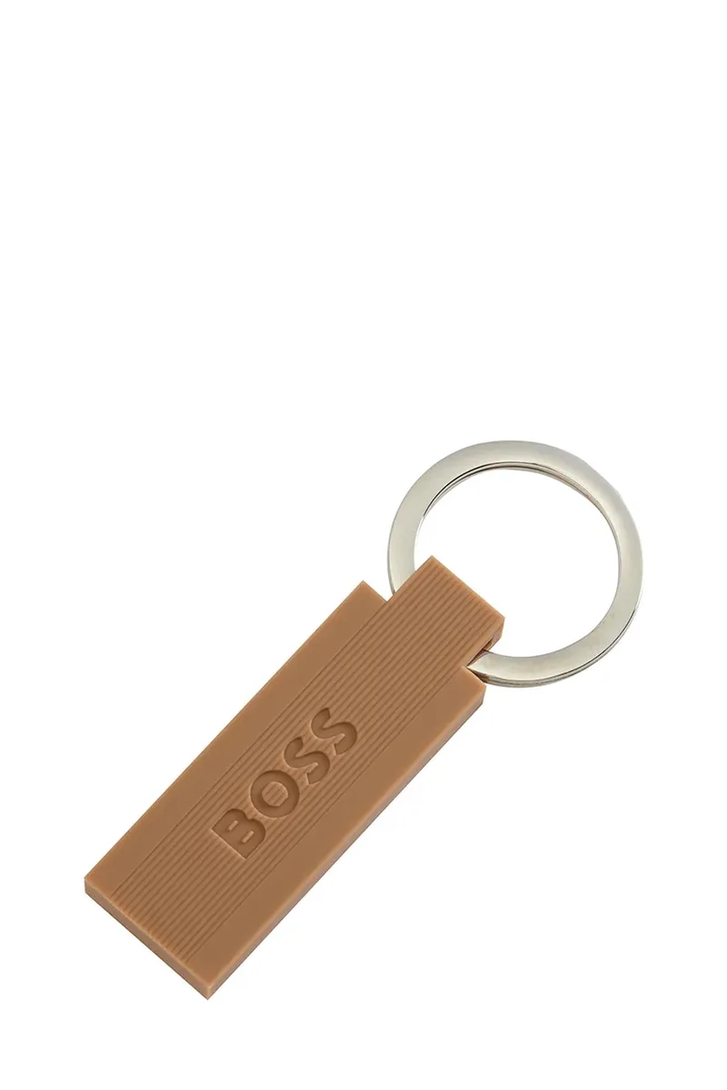 Μπρελόκ BOSS Edge Iconic Camel