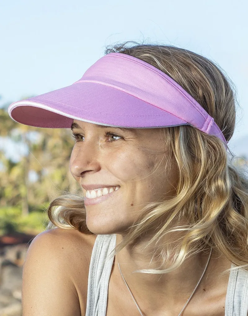 Καπέλο Sport Visor Result Caps RC048X Pink/White