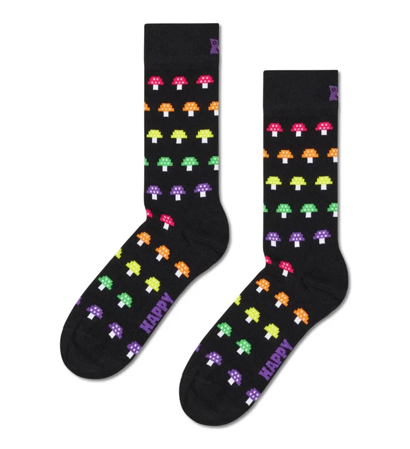 Happy Socks Mushroom Stripe Sock (Size: 36-40)