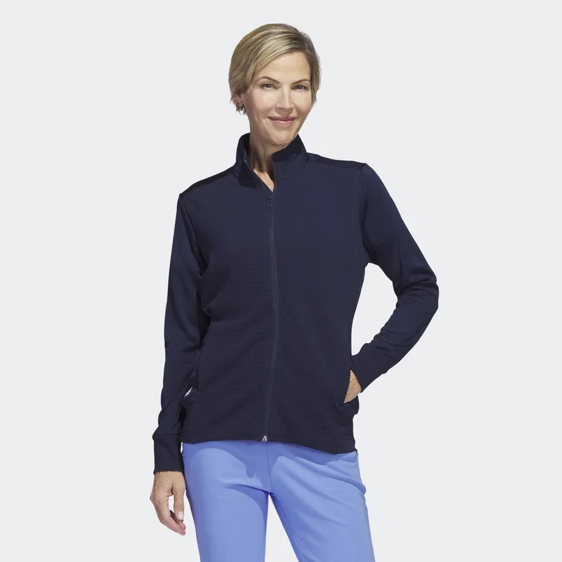 adidas W Textured Full-Zip Golf Jacket (9000288151_24364)