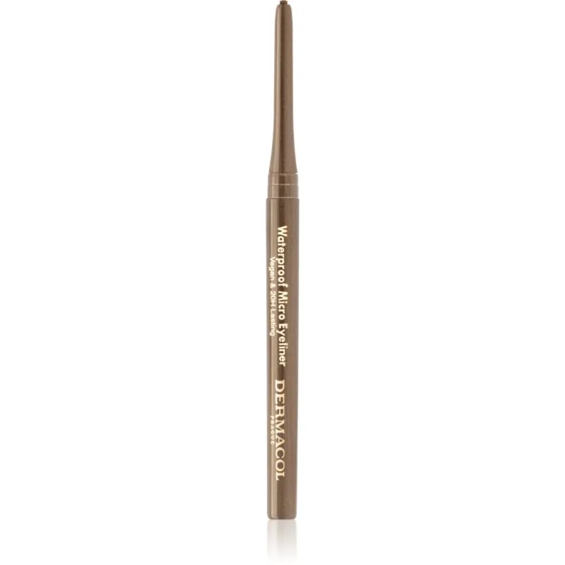 Dermacol Micro Eyeliner Waterproof αδιάβροχο μολύβι για τα μάτια απόχρωση 03 Dark Brown 1 γρ