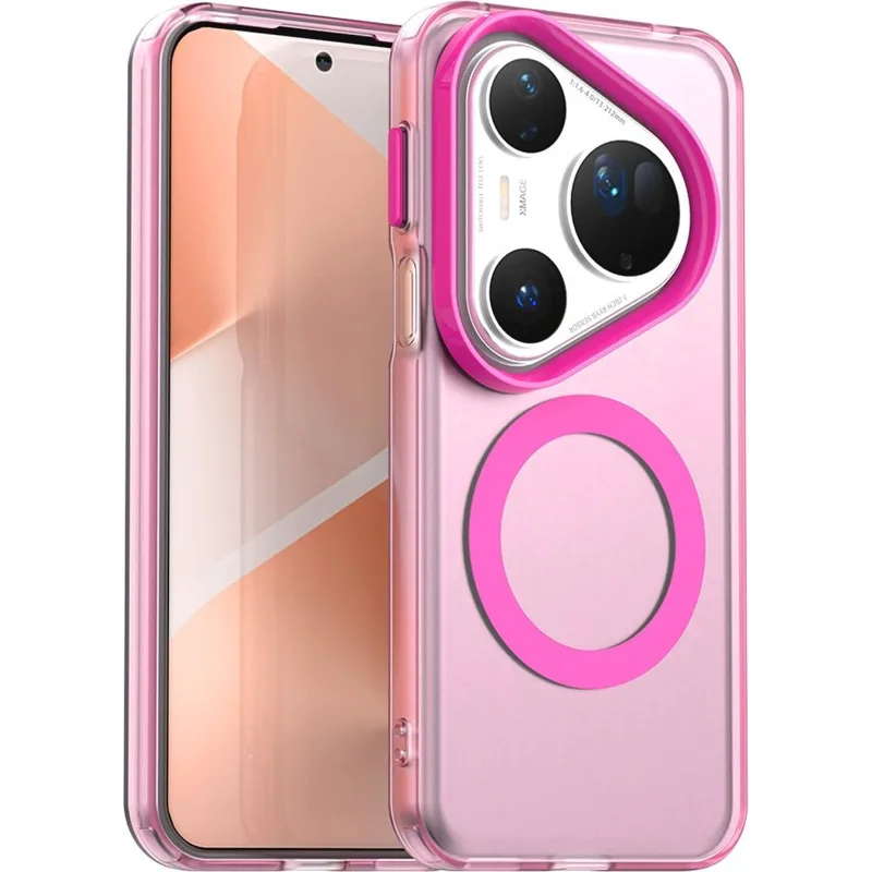 Θήκη Huawei Pura 80 Ultra Techsuit CandyCase Σκληρή Ημιδιάφανη με MagSafe - Ροζ (5949419334915)