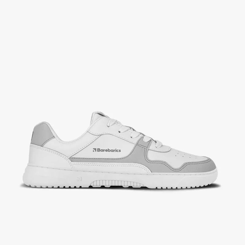 Sneakers Barebarics Zing White & Light Grey Leather EUR 36