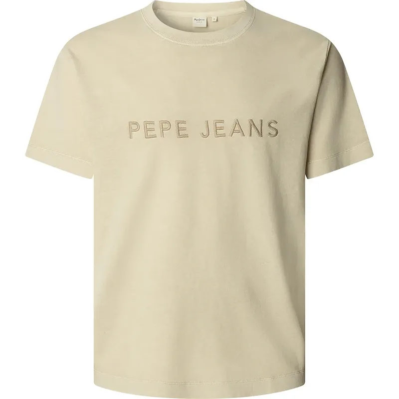 Pepe Jeans Ανδρικό T-shirt Meyer PM5010162-839 Μπεζ