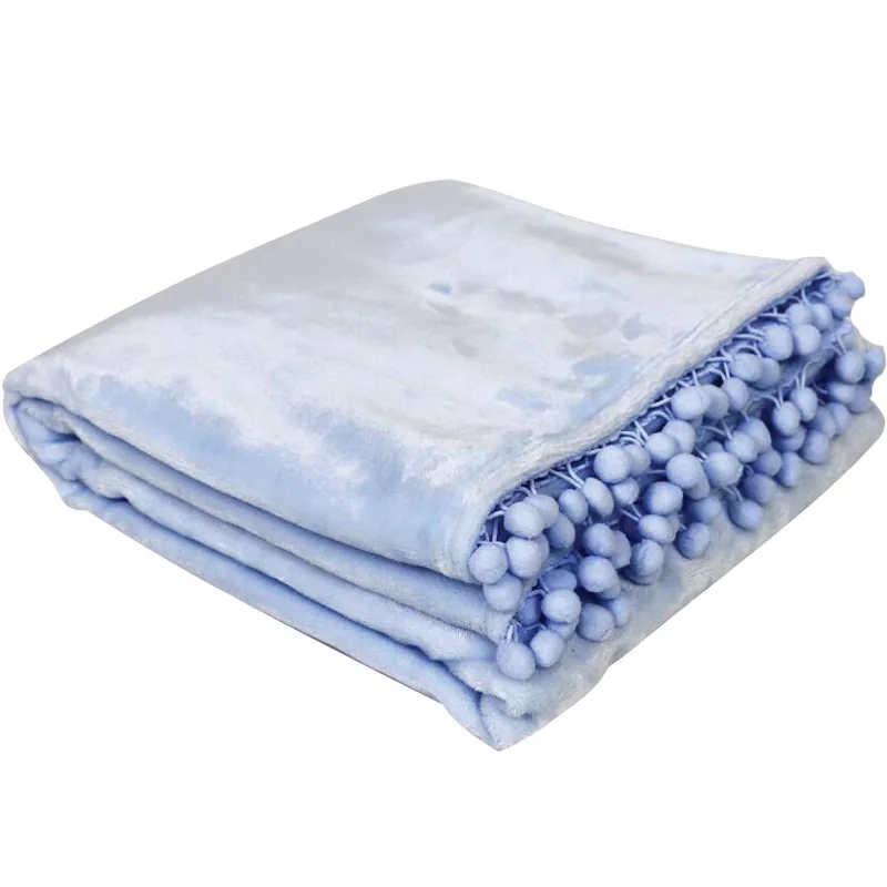 Κουβέρτα Fleece Κούνιας 110x140 Makis Tselios Pomy Blue 110x140