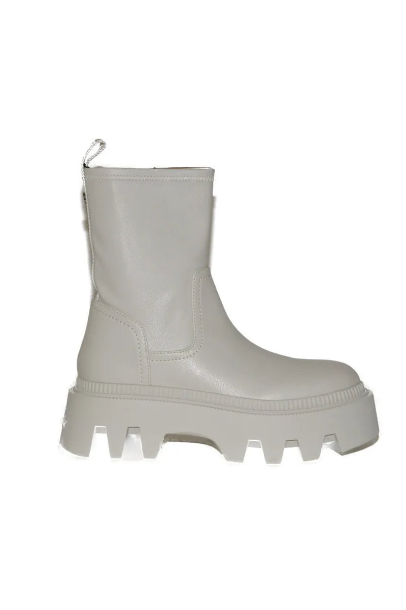 BUFFALO Μπότες- Μποτάκια FLORA SOCKBOOT - ΜΠΕΖ-1220022-BEIGE