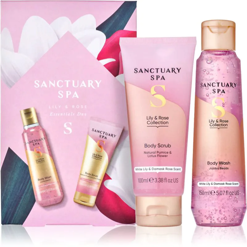 Sanctuary Spa Lily & Rose Essentials σετ δώρου διπλό