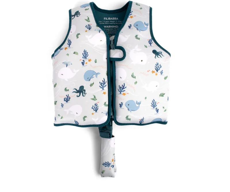 Filibabba Swim Vest Christian's Whale Tales
