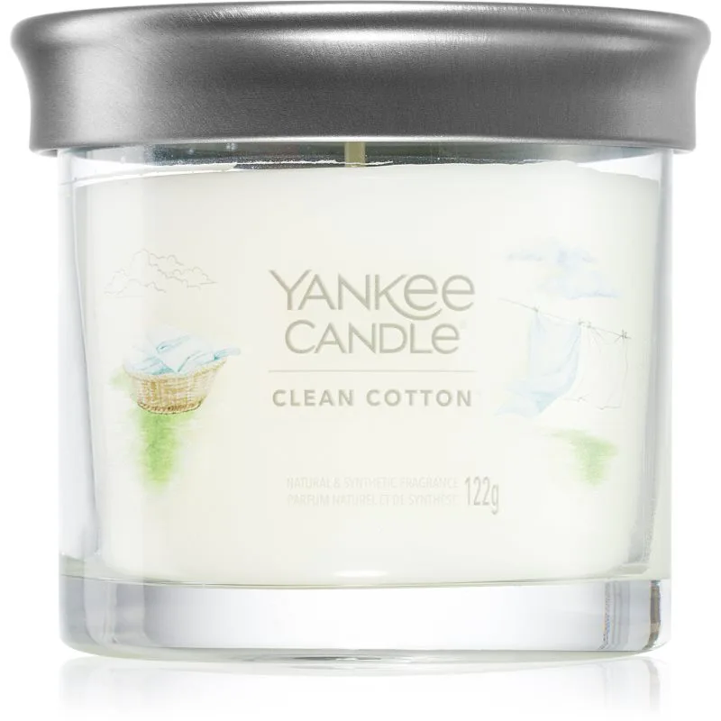 Yankee Candle Clean Cotton αρωματικό κερί Signature 122 γρ