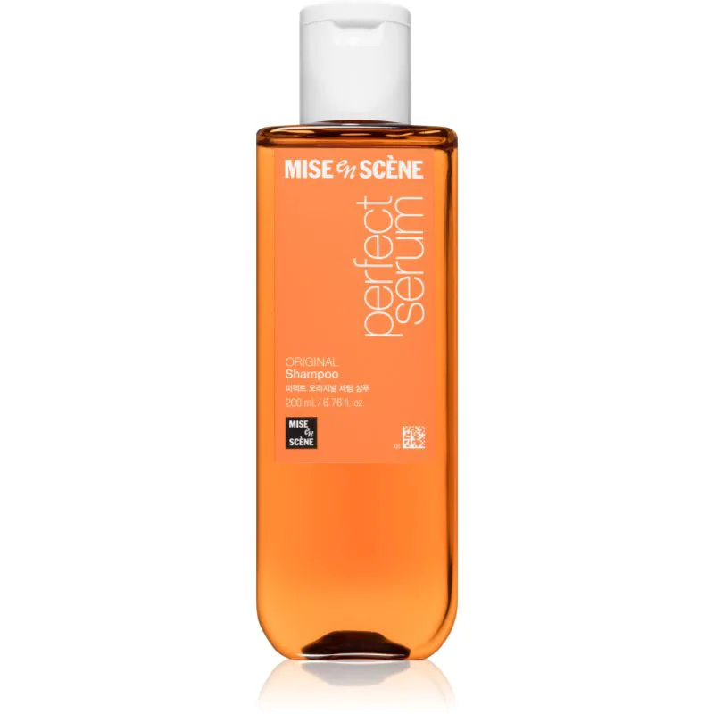 mise en scene Perfect Serum Original Shampoo αποκαταστατικό σαμπουάν Για λάμψη και απαλότητα μαλλιών 200 ml