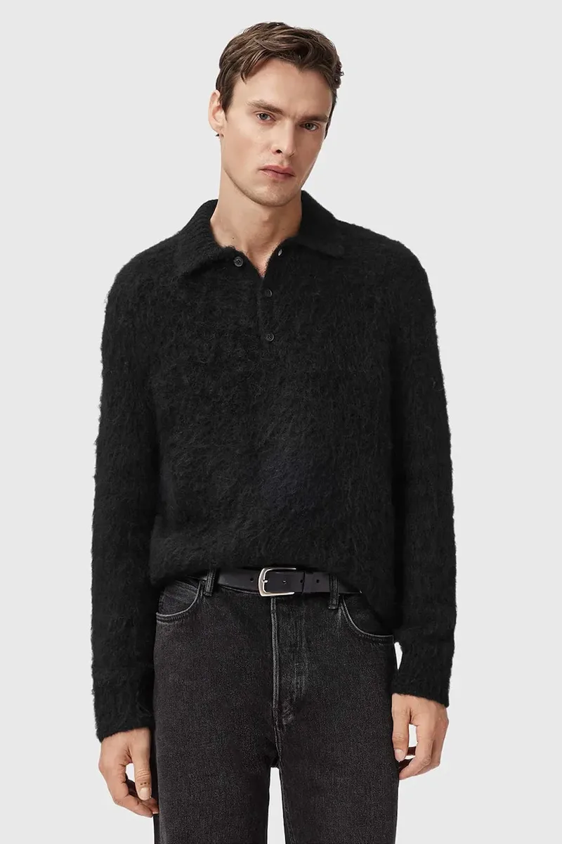Πουλόβερ με προσθήκη μαλλιού AllSaints SONNY