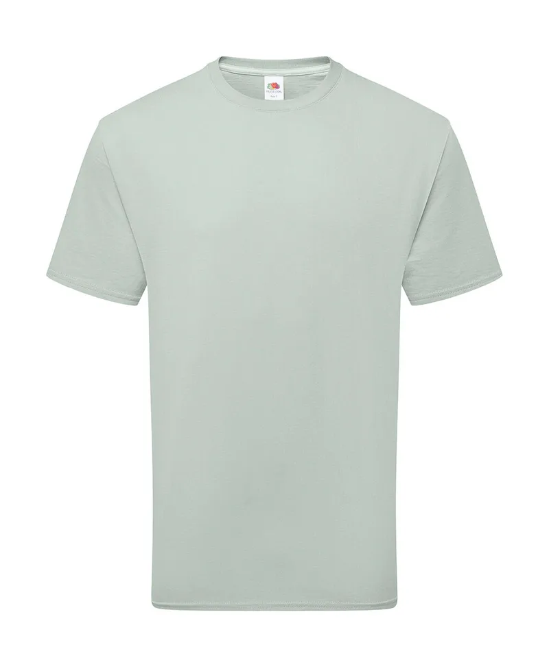 Pure Cotton T-Shirt Fruit of the Loom 061362 Sage