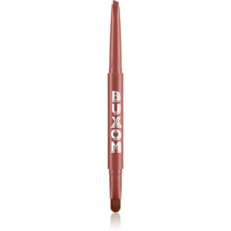 Buxom POWER LINE™ PLUMPING LIP LINER Κρεμώδες λάινερ χειλιών για αύξηση του αποτελέσματος απόχρωση Hush Hush Henna 0,3 γρ