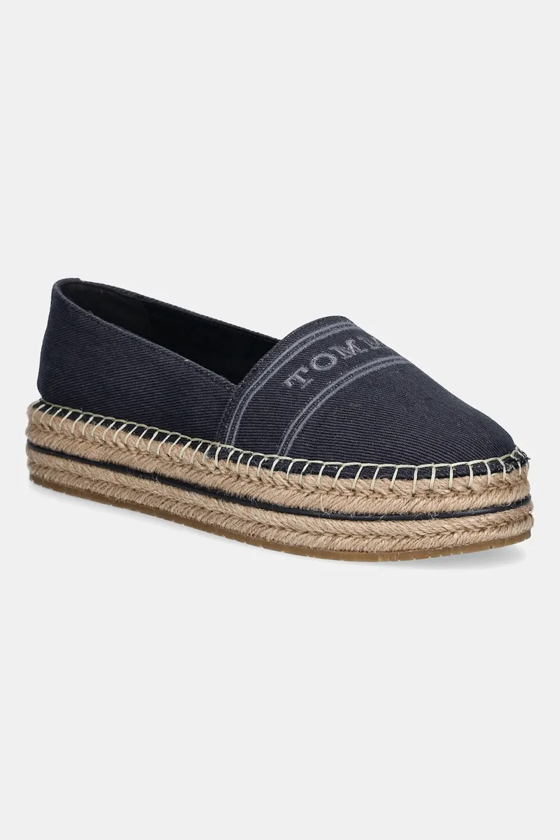 Εσπαντρίγιες Tommy Hilfiger DENIM PLATFORM ESPADRILLE