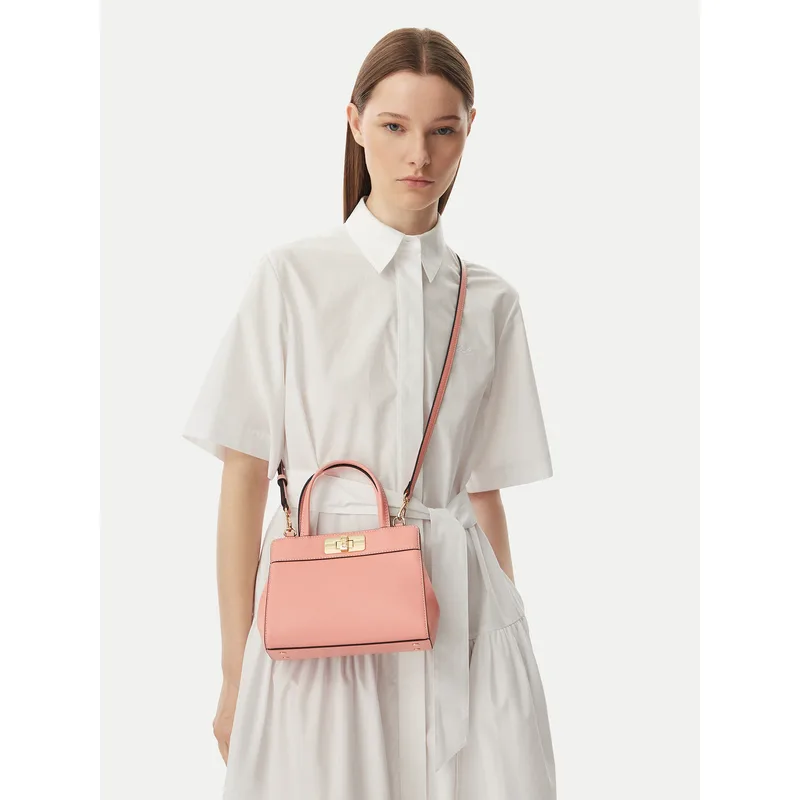 Τσάντα Tommy Hilfiger Th Modern Mini Satchel AW0AW18726 Ανοιχτό ροζ