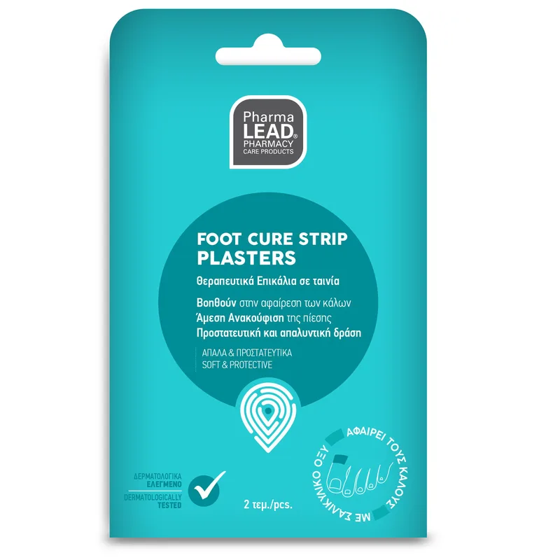 Pharmalead Foot Care Strip Plasters Pharmalead Θεραπευτικά Επικάλια σε Ταινία Αφαιρούν Ανώδυνα Κάθε Είδους Κάλους 2 Τεμάχια