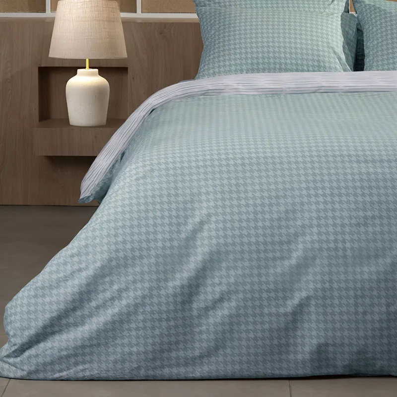 Παπλωματοθήκη Μεμονωμένη Υπέρδιπλη 230X250 Sunshine Cotton Feelings 2064 Aqua (230x250)