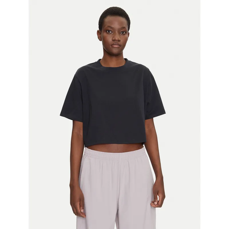 Under Armour T-Shirt Rival 1389721 Μαύρο Loose Fit