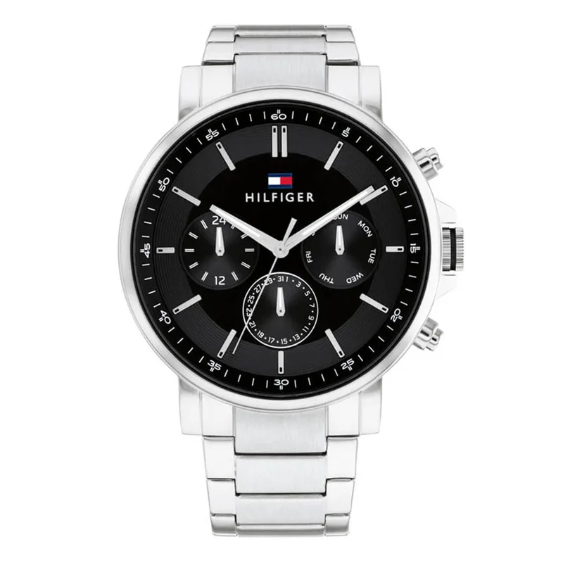 TOMMY HILFIGER Tyson Multifunction Silver Stainless Steel Bracelet 1710667