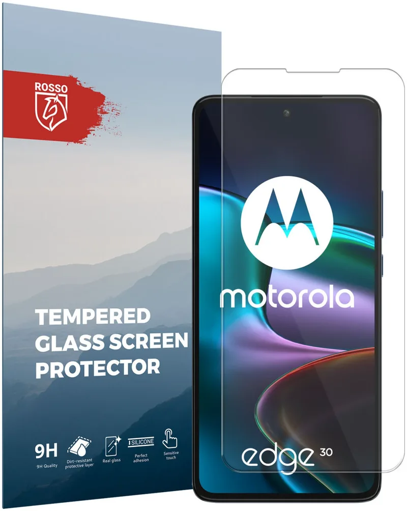 Κόκκινο Tempered Glass - Αντιχαρακτικό Προστατευτικό Γυαλί Οθόνης Motorola Edge 30 - Clear (8719246375552)