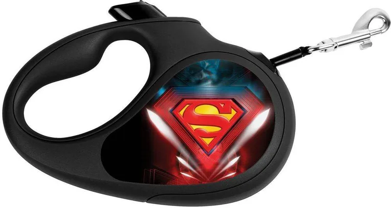 ΟΔΗΓΟΣ WAUDOG SUPERMAN LOGO REFLECTIVE TAPE ΜΑΥΡΟ (3M ΕΩΣ 12KG)