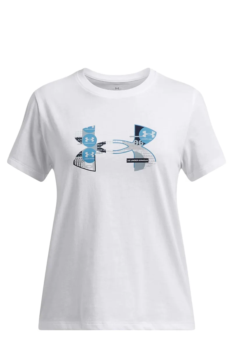 Μπλούζα Κοντομάνικη Under Armour Big Logo Fill 1389769-100 Κορίτσι